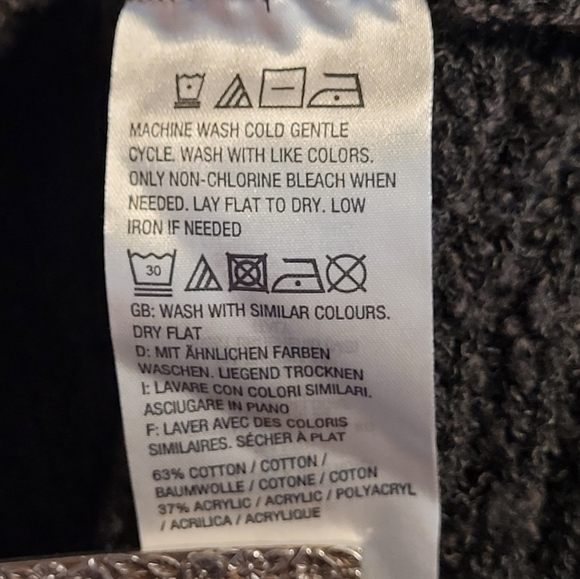 Rachel Hollis Ltd. Sweater Black V Neck Twist Back 2X Pullover Long Sleeve - Picture 10 of 11